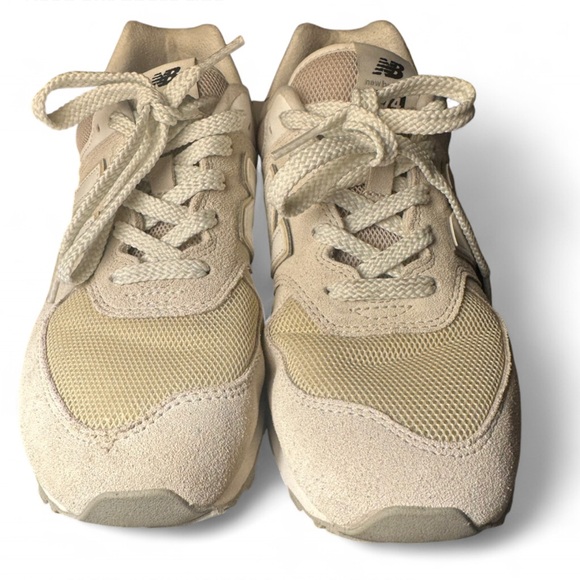 New Balance Beige 574 Boys Sneakers Size 6 - Picture 5 of 10
